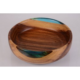 wooden epoxy bowl