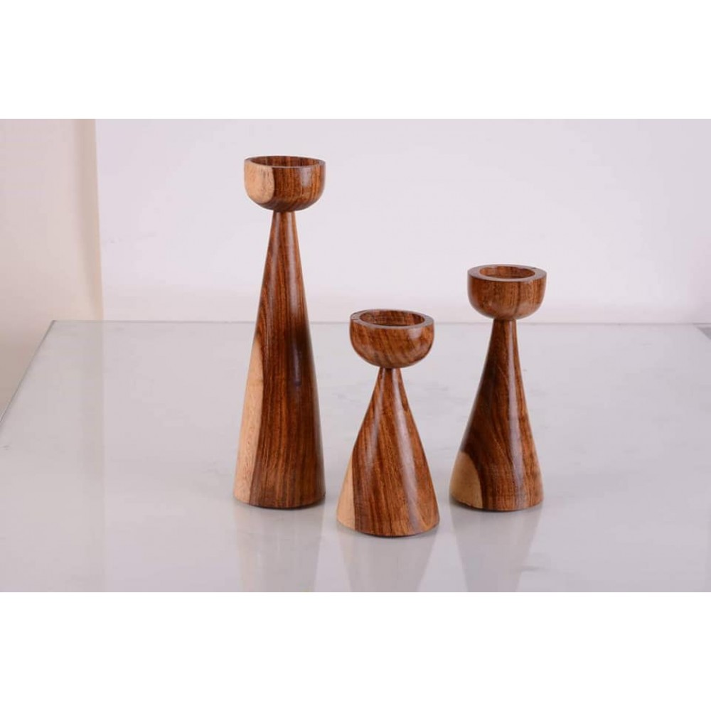 Candle Holders Set Cone